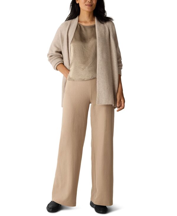 エイリーンフィッシャー レディース ボトムス カジュアルパンツ プラスサイズ Eileen Fisher Women's Wide-Leg Pants Regular and Plus Biscuit|ReVida 店