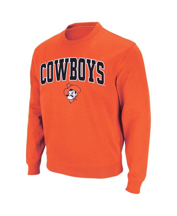 コロシアム メンズ アウター パーカー・スウェット クルーネック シャツ ロゴ Colosseumen's Oklahoma State Cowboys Arch and Logo Crew Neck Sweatshirt Orange オレンジ 10,380円