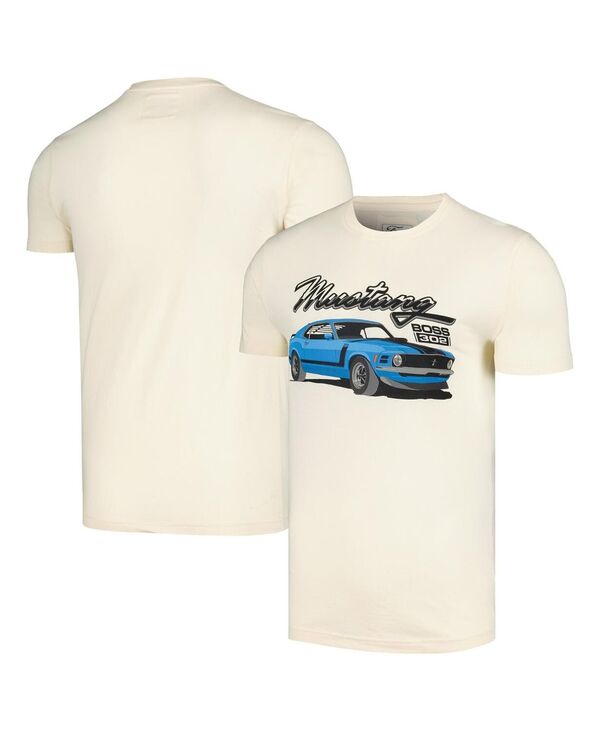 アメリカンニードル メンズ トップス Tシャツ Americaneedle Men's Cream Distressed Mustang Brass Tacks T-shirt Cream クリーム