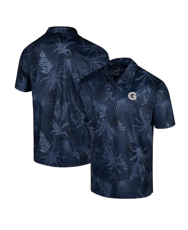 コロシアム メンズ トップス ポロシャツ Colosseumen's Navy Georgetown Hoyas Palms Polo Shirt Navy ネイビー 10,991円