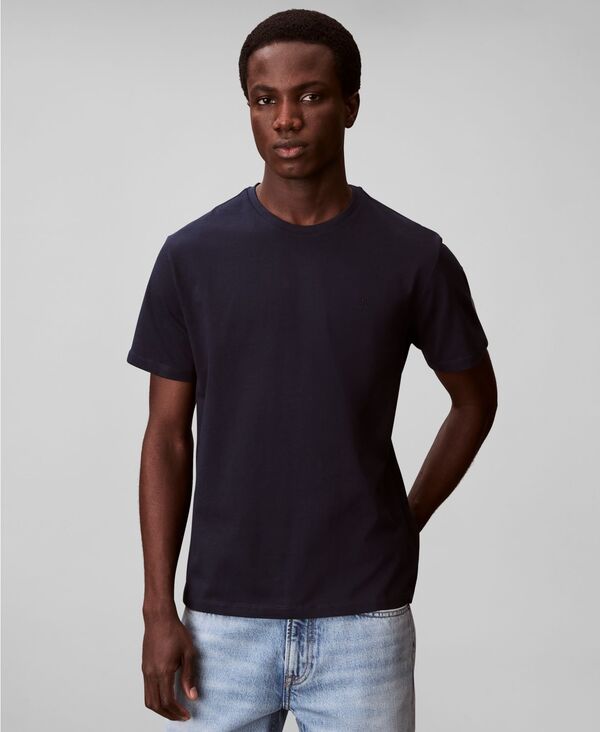 カルバンクライン メンズ トップス Tシャツ クルーネック Calvin Klein Men'solid Crewneck T-Shirt Dark Sapphire サファイア