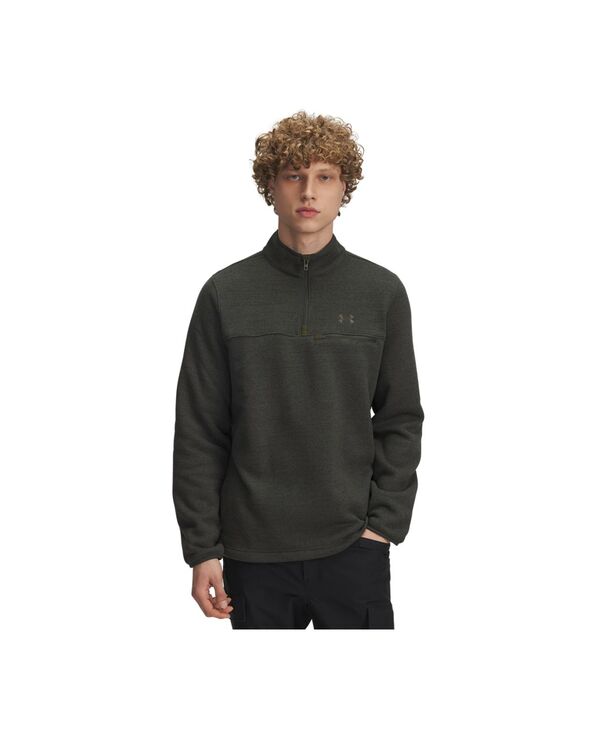 アンダーアーマー メンズ アウター ニット・セーター Under Armour Men's Quarter-Zip Sweater Green グリーン