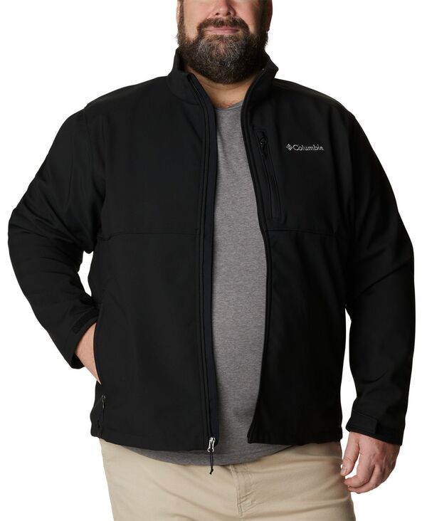 コロンビア メンズ アウター ジャケット・ブルゾン トール Columbia Men's Big & Tall Ascender Softshell Jacket Black ブラック