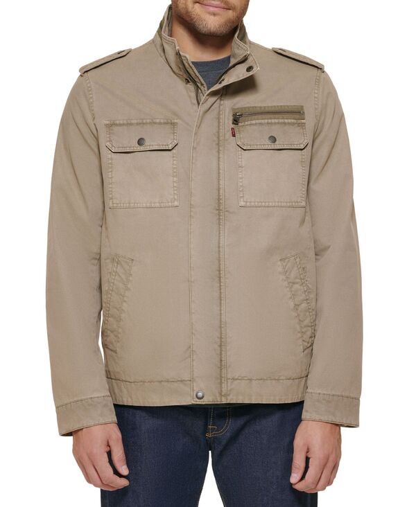 リーバイス メンズ アウター ジャケット・ブルゾン Levi's Men's Field Jacket Stone ストーン