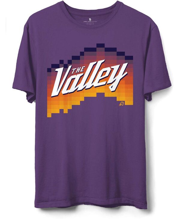 ジャンクフード メンズ トップス Tシャツ Junk Food Men's Purple Phoenix Suns The Valley Pixel T-shirt Purple パープル