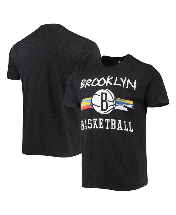 47 ブランド メンズ トップス Tシャツ '47 Brand Men's Black Brooklynets City Edition Club T-shirt Heathered Black ブラック