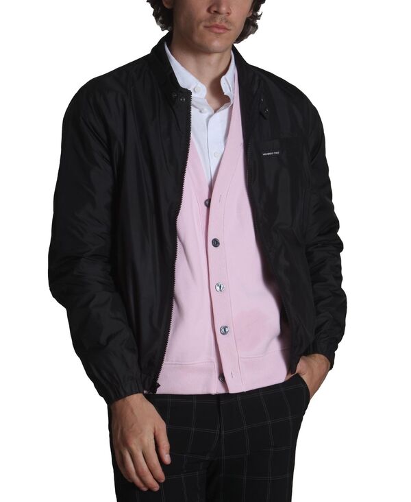 メンバーズオンリー メンズ アウター ジャケット・ブルゾン Members Only Men's Windbreaker Packable Jacket Black ブラック｜ReVida 店