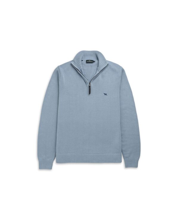 ロッドアンドグン メンズ アウター ニット・セーター Rodd & Gunn Men's Merrick Bay Quarter-Zip Sweater Glacier