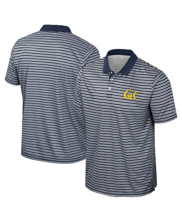 コロシアム メンズ トップス ポロシャツ Colosseumen's Navy Cal Bearstriped Polo Shirt Navy ネイビー