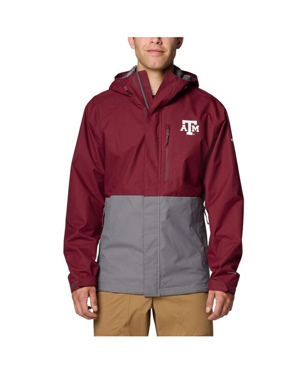 コロンビア メンズ アウター 上衣・上衣 Columbia Men\u0027s Maroon Texas A\u0026M Aggies Field Bound Omni-Tech Full-Zip Jacket Maroon マルーン