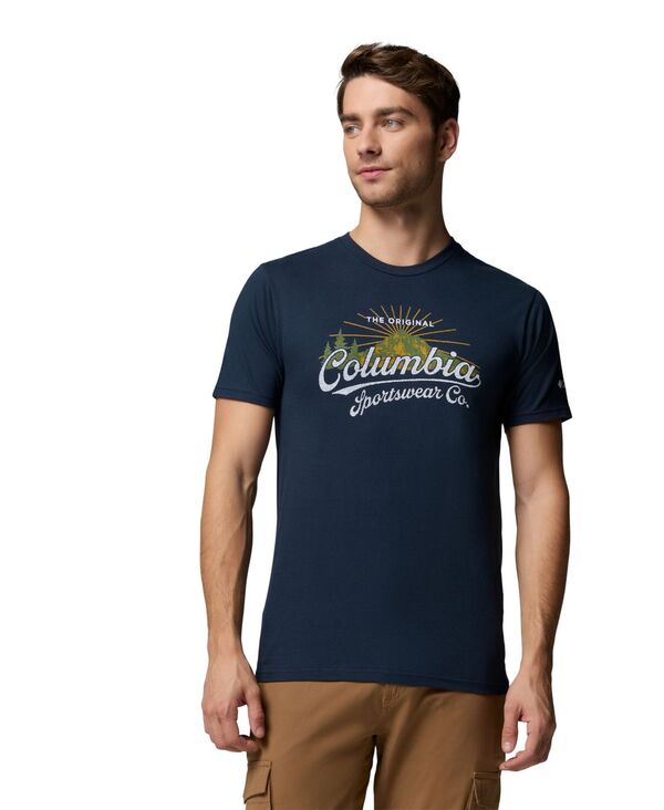 コロンビア メンズ トップス Tシャツ グラフィック Columbia Men's Original Graphic T-Shirt Columbia Navy ネイビー