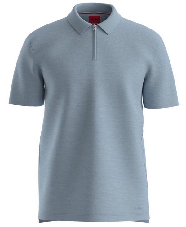 ヒューゴボス メンズ トップス ポロシャツ 半袖 Hugo Boss Men'short-Sleeve Polo Shirt Blue ブルー
