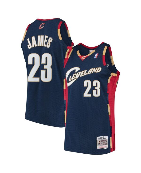 ミッチェル&ネス メンズ トップス シャツ ジャージー Mitchell & Ness Men's LeBron James Navy Cleveland Cavaliers Hardwood Classicswingman Jersey Navy ネイビー