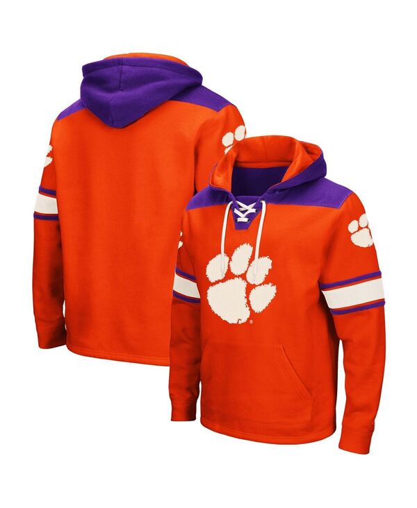 コロシアム メンズ アウター パーカー・スウェット レース Colosseumen's Clemson Tigers 2.0 Lace-Up Hoodie Orange オレンジ