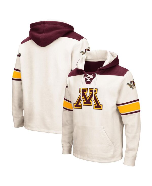 コロシアム メンズ アウター パーカー・スウェット レース Colosseumen's Creaminnesota Golden Gophers 2.0 Lace-Upullover Hoodie Cream クリーム