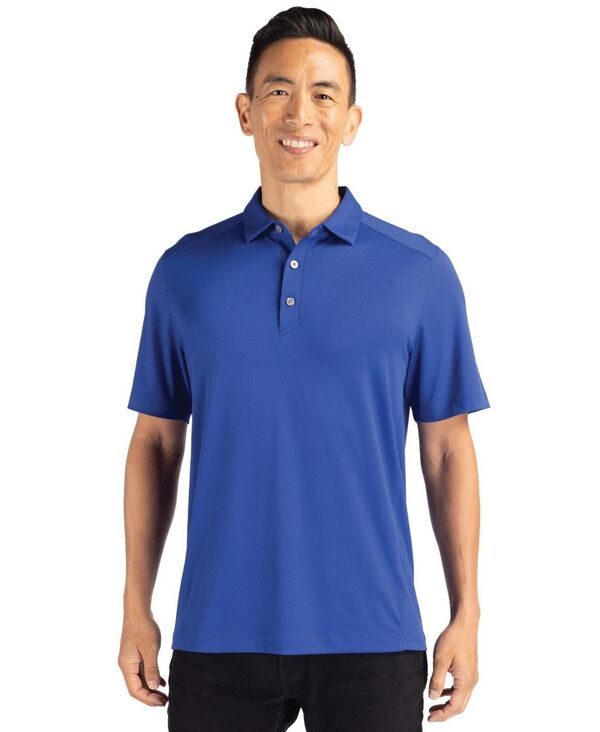 カッターアンドバック メンズ トップス ポロシャツ Cutter & Buck Forgeco Stretch Recycled Mens Polo Shirtour blue ブルー｜ReVida 店