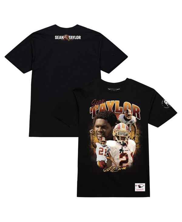 ミッチェル&ネス メンズ トップス Tシャツ グラフィック Mitchell & Ness Men'sean Taylor Black Washington Commanders Graphic T-Shirt Black ブラック