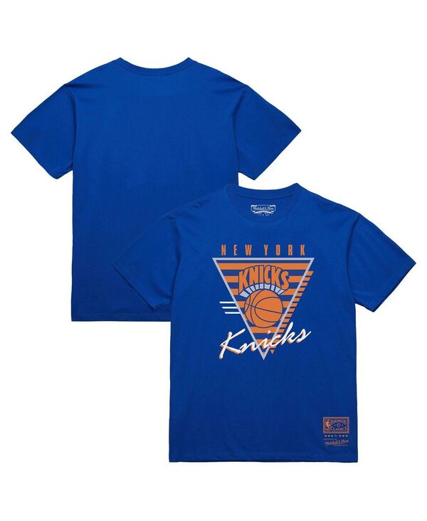 ミッチェル&ネス メンズ トップス Tシャツ トール Mitchell & Ness Men's Blue New Yorknicks Big Tall Hardwood Classics Final Seconds T-Shirt Blue ブルー