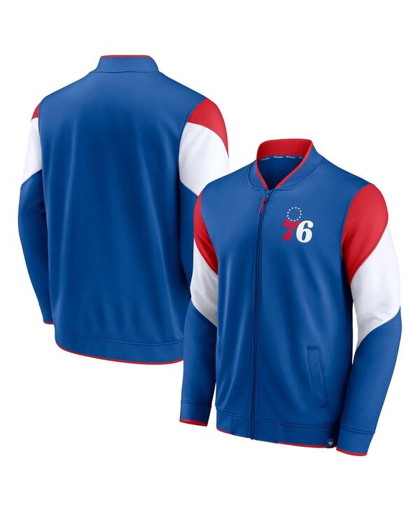 ファナティクス メンズ アウター ジャケット・ブルゾン Fanatics Men's Royal Philadelphia 76Ers League Best Performance Full-Zip Jacket Royal