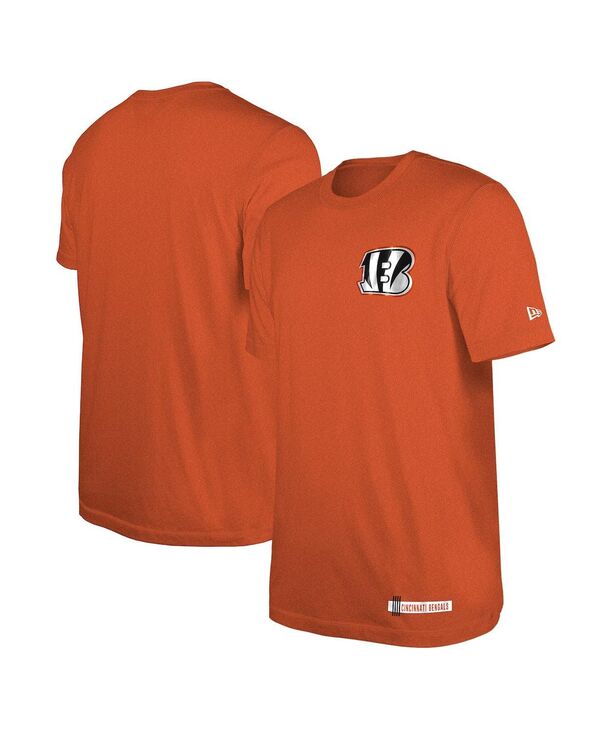 ニューエラ メンズ トップス Tシャツ New Era Men's Orange Cincinnati Bengals 2024 NFL Training Camp T-Shirt Heather Orange ヘザー