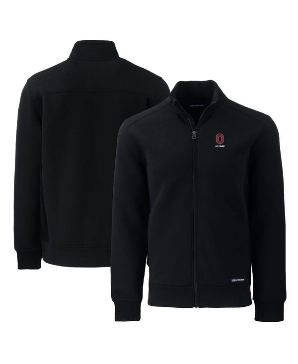 カッターアンドバック メンズ アウター ジャケット・ブルゾン ロゴ Cutter & Buck Men's Black Ohio State Buckeyes Alumni Logo Roam Full-Zip Jacket Black ブラック 20,790円