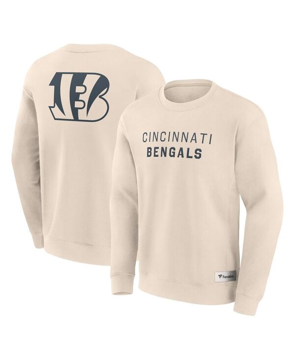 ファナティクス メンズ アウター パーカー・スウェット プルオーバー Fanatics Men\u0027s Cream Cincinnati Bengals Elements Future Ground Lettering Pullover Sweatshirt Cream 皮膚軟化剤
