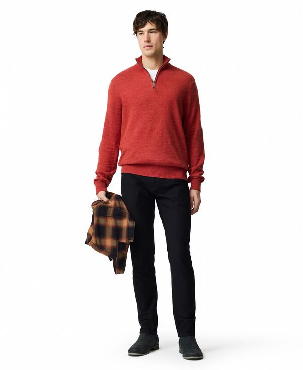 ロッドアンドグン メンズ アウター 編み物・スウェーター 綿織物 Rodd \u0026 Gunn Men\u0027s Fortrose Cotton Quarter-Zip Sweater Brick