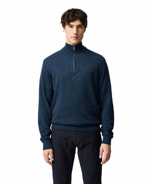 ロッドアンドグン メンズ アウター ニット・セーター コットン Rodd & Gunn Men's Fortrose Cotton Quarter-Zip Sweater Midnight 18,360円