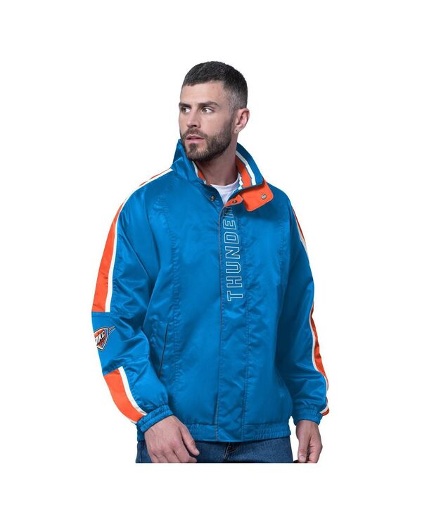 スターター メンズ アウター ジャケット・ブルゾン Starter Men's Blue Oklahoma City Thunder Freestyle Lightweight Full-Zip Jacket Blue Orange ブルー