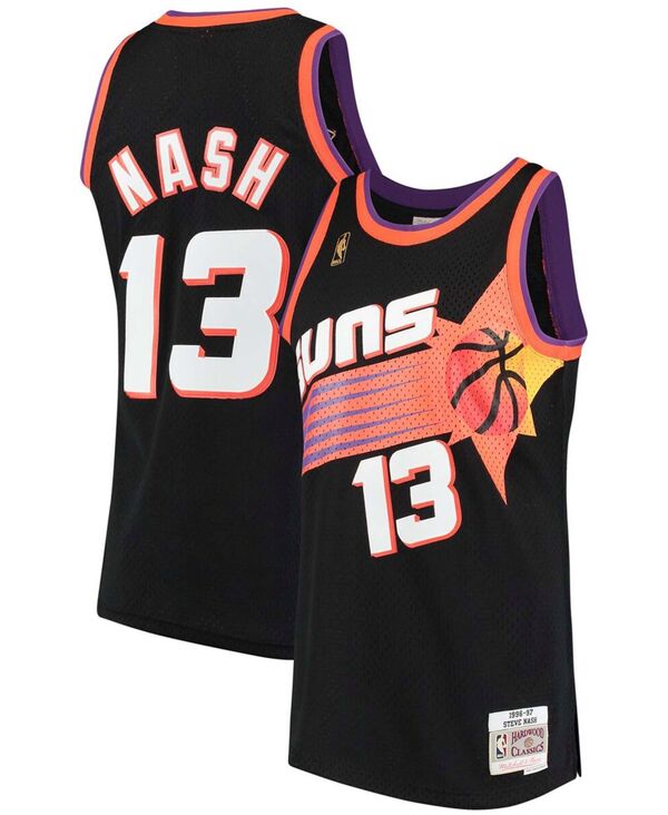 ミッチェル&ネス メンズ トップス シャツ ジャージー Mitchell & Ness Men'steve Nash Black Phoenix Suns 1996-97 Hardwood Classicswingman Jersey Black ブラック