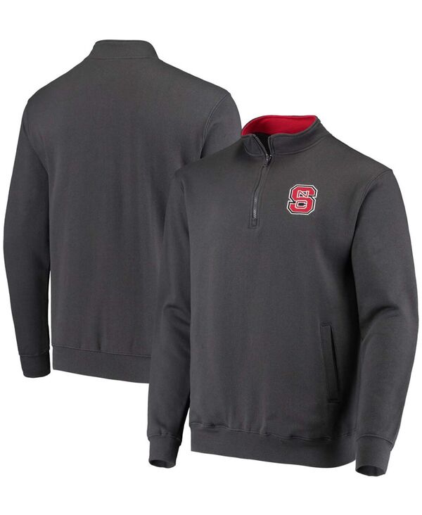 コロシアム メンズ アウター ジャケット・ブルゾン ロゴ Colosseumen's NC State Wolfpack Tortugas Logo Quarter-Zip Jacket Charcoal チャコール