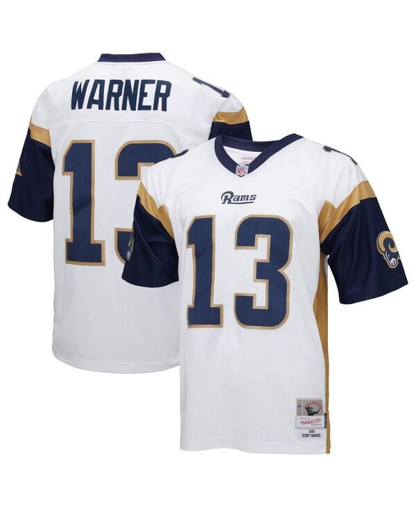 ミッチェル&ネス メンズ トップス シャツ トール ジャージー Mitchell & Ness Men's Kurt Warner White Los Angeles Rams Big and Tall 2001 Retired Playereplica Jersey White ホワイト 28,350円