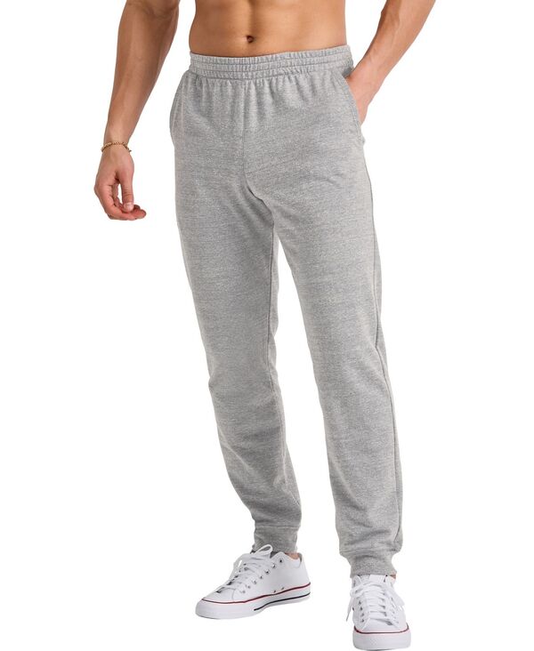 ヘインズ メンズ ボトムス カジュアルパンツ パイル Hanes Men's Tri-Blend French Terry Jogger Pants Charcoal チャコール