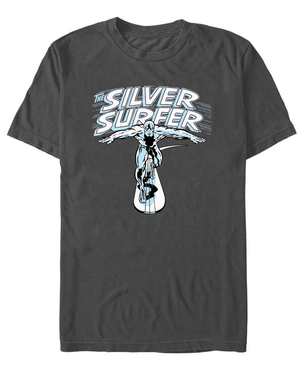 フィフスサン メンズ トップス Tシャツ Fifth Sun Men'silver Surfer Wordmark Short Sleeve T-Shirt Charcoal チャコール