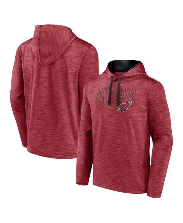 ファナティクス メンズ アウター パーカー・スウェット Fanatics Men\u0027s Heather Cardinal Arizona Cardinals Hook and Ladder Pullover Hoodie Cardinal ギョリュウモドキ