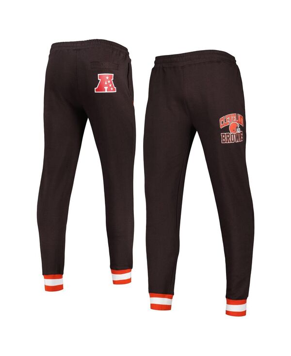 スターター メンズ ボトムス カジュアルパンツ フリース Starter Men's Brown Cleveland Browns Blitz Fleece Jogger Pants Brown ブラウン