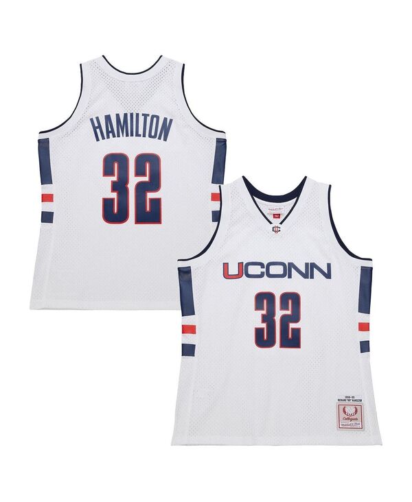 ミッチェル&ネス メンズ トップス シャツ ジャージー Mitchell & Ness Men's White Richard Hamilton UConn Huskies 1998/99 Jersey White ホワイト｜ReVida 店