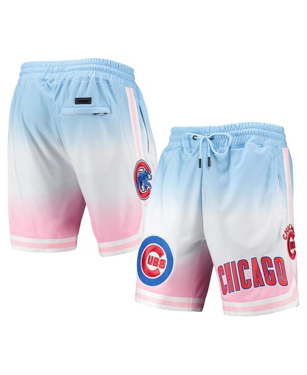 プロスタンダード メンズ ボトムス ハーフパンツ・ショーツ ショートパンツ ロゴ Pro Standard Men's Blue Pink Chicago Cubs Team Logo Prombre Shorts Blue Pink ブルー
