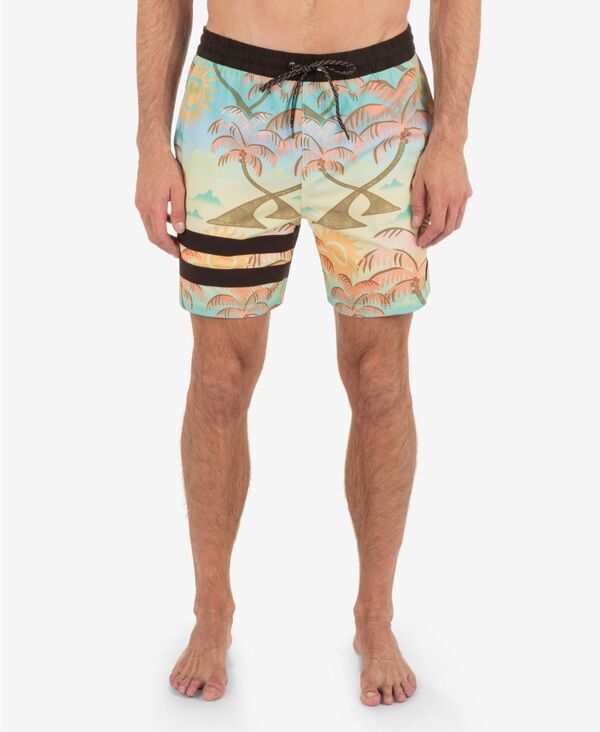 ハーレー メンズ 水着 ハーフパンツ・ショーツ ショートパンツ Hurley Men's Phantom Block Party Volley 17 Boardshorts Pineapple