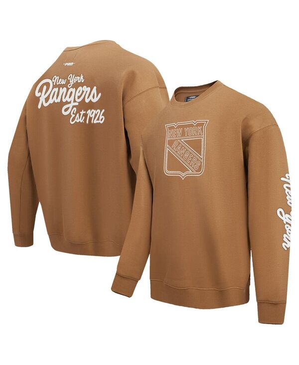 プロスタンダード メンズ アウター パーカー・スウェット シャツ Pro Standard Men's Brownew York Rangers Painthe City Pullover Sweatshirt Brown ブラウン