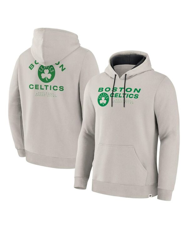 ファナティクス メンズ アウター パーカー・スウェット Fanatics Men\u0027s Off White Boston Celtics Crossover Collection Blocked Shot Premium Pullover Hoodie Cream Black 皮膚軟化剤