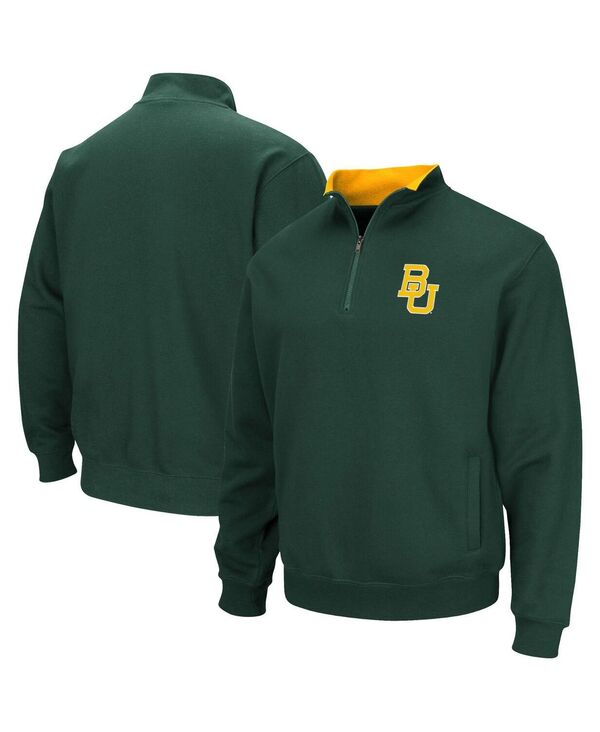 コロシアム メンズ アウター パーカー・スウェット シャツ Colosseumen's Green Baylor Bears Tortugas Quarter-Zip Sweatshirt Green グリーン
