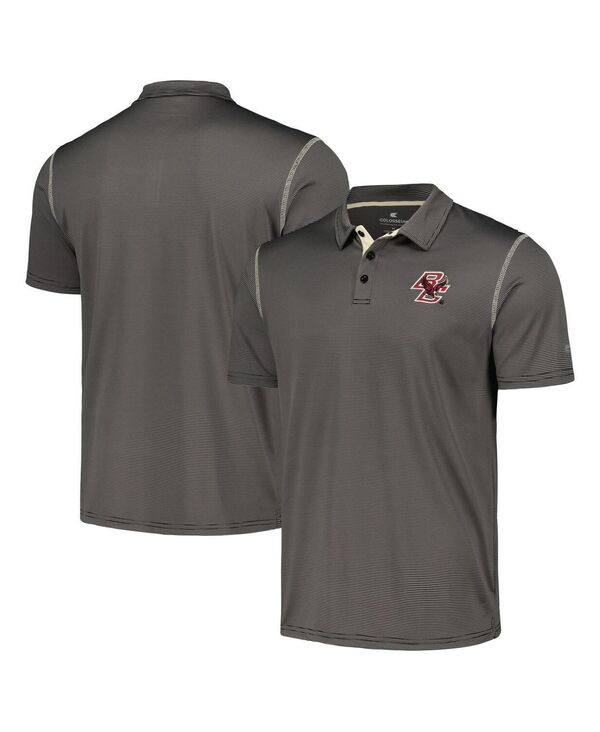 円形劇場 メンズ トップス スポーツシャツ Colosseumen\u0027s Gray Boston Collegeagles Cameron Polo Shirt Gray 薄墨色