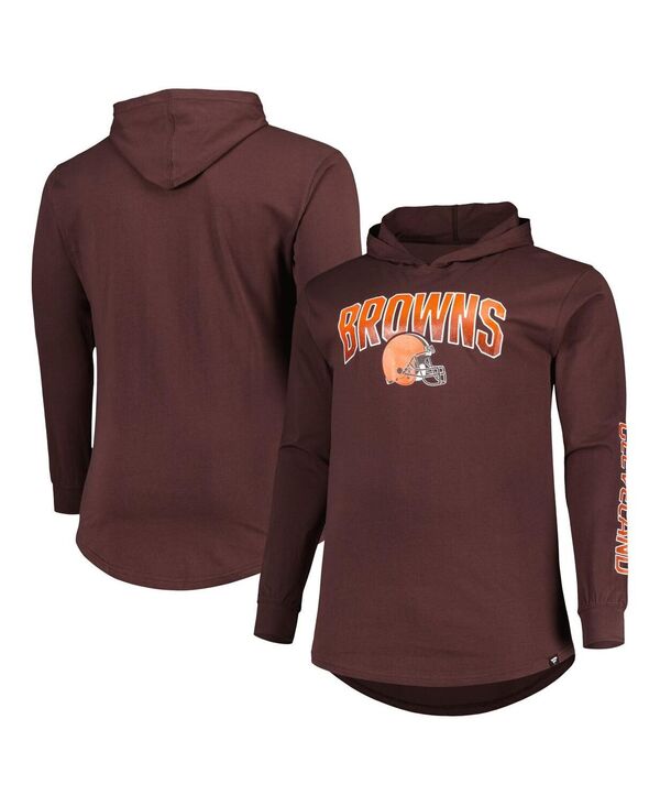 ファナティクス メンズ アウター パーカー・スウェットール Fanatics Men's Brown Cleveland Browns Big and Tall Front Runner Pullover Hoodie Brown ブラウン