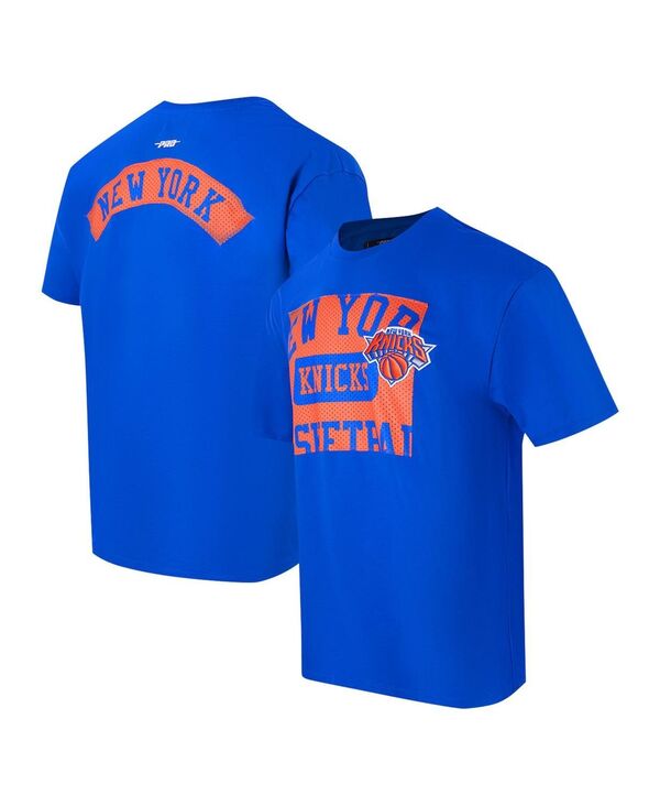 プロスタンダード メンズ トップス Tシャツ ドロップショルダー Pro Standard Men's Royal New Yorknicks Made to Play Drop Shoulder T-Shirt Royal