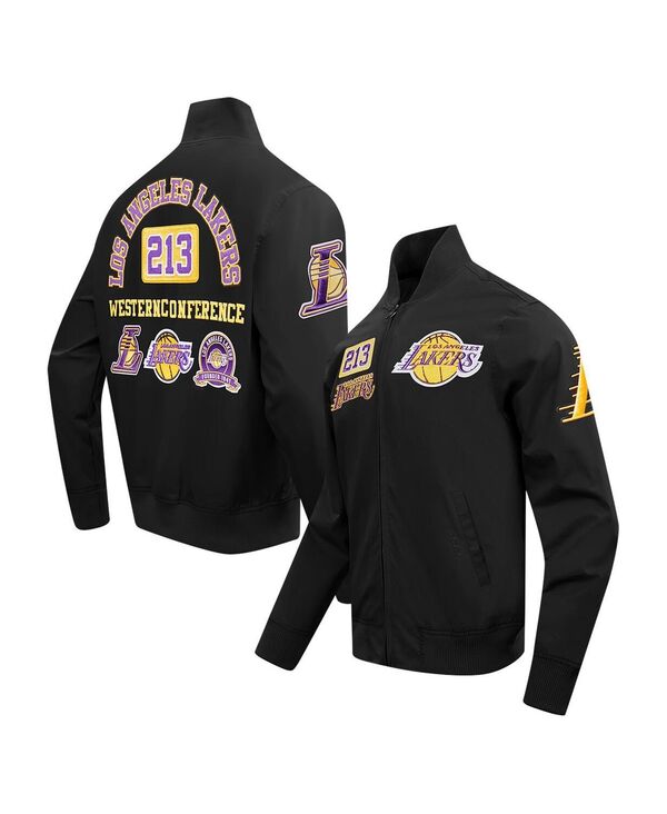 プロスタンダード メンズ アウター ジャケット・ブルゾン Pro Standard Men's Black Los Angeles Lakers Area Code Twill Full-Zip Jacket Black ブラック 27,820円