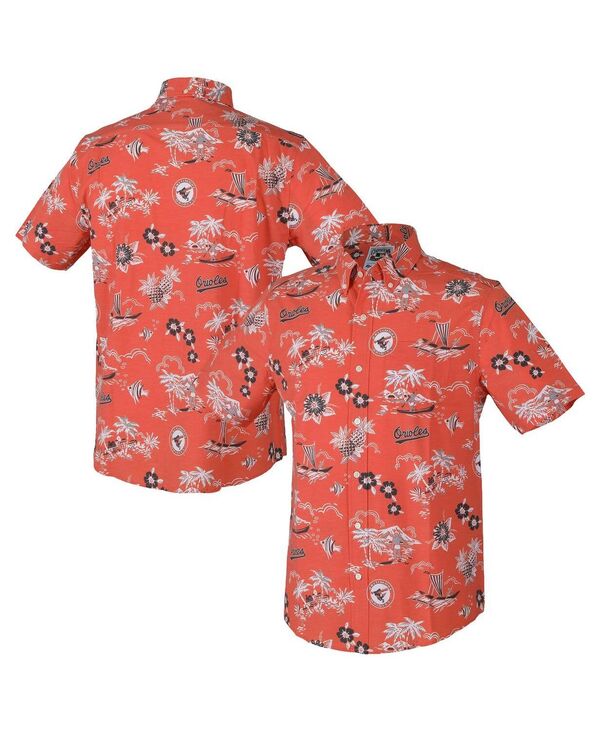 レインスプーナー メンズ トップス シャツ ダウン Reyn Spooner Men's Orange Baltimore Orioles Kekai Button-Down Shirt Orange オレンジ