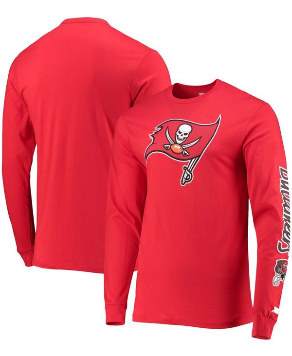 スターター メンズ トップス Tシャツ Starter Men's Red Tampa Bay Buccaneers Halftime Long Sleeve T-shirt Red レッド