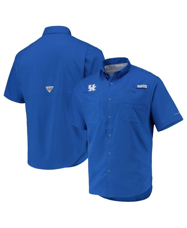 コロンビア メンズ トップス シャツ ダウン Columbia Men's  Kentucky Wildcats Tamiami Omni-Shade Button-Down Shirt 