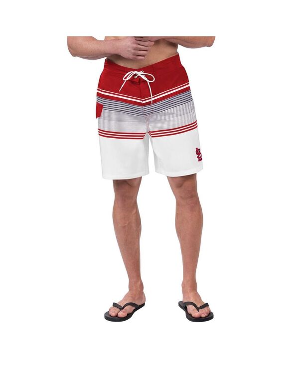 カール バンクス メンズ 水着 ハーフパンツ・ショーツ ショートパンツ G-III Sports by Carl Banks Men's Red/White St. Louis Cardinals Jump Shot Volley Board Shorts Red White ホワイト